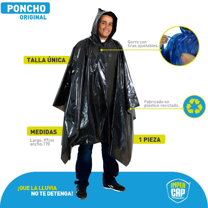 Poncho Premium negro